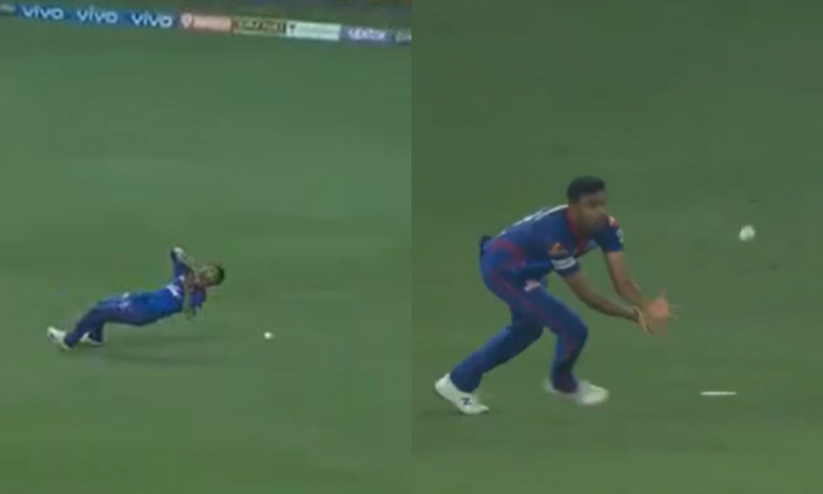 Cricket Image for VIDEO : अय्यर और अश्विन बने मैच के मुज़रिम, 1 ही ओवर में छोड़े मैक्सवेल के दो कैच