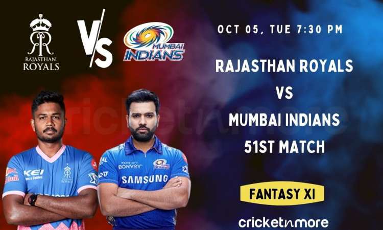 Cricket Image for Rajasthan Royals vs Mumbai Indians: 51st IPL Match Prediction, Fantasy XI Tips & P