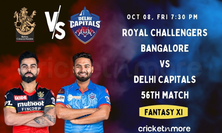 Cricket Image for Royal Challengers Bangalore vs Delhi Capitals: 56th IPL Match Prediction, Fantasy 