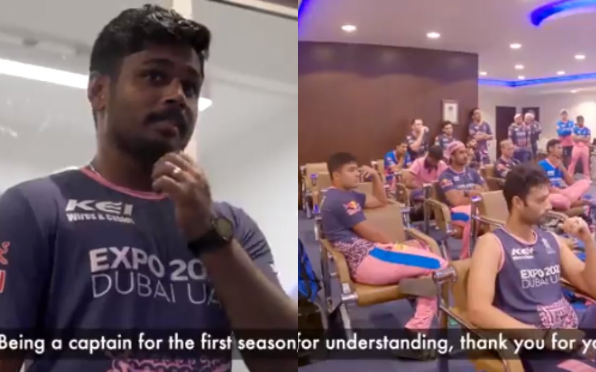 Cricket Image for VIDEO : संजू सैमसन हुए इमोशनल, टीम के बाहर होने के बाद नहीं निकल रहे थे मुंह से शब