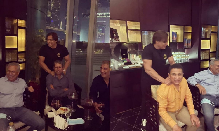 Cricket Image for Shoaib Akhtar 'Chills Out' With Kapil Dev & Sunil Gavaskar; Shares Pictures