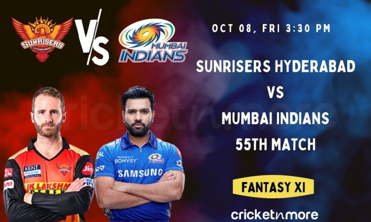 Cricket Image for Sunrisers Hyderabad vs Mumbai Indians: 55th IPL Match Prediction, Fantasy XI Tips 
