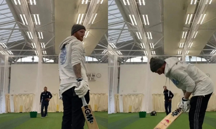Cricket Image for VIDEO: Ben Stokes Ready To Make His Comeback, Shares Video Of Batting Practice