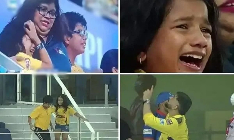 VIDEO: Dhoni Gifts Signed Ball To His Little Crying Fan After Qualifier 1