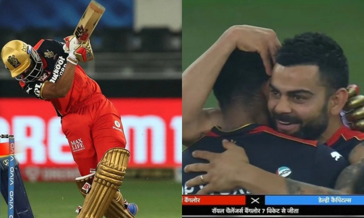 Cricket Image for VIDEO: KS Bharat Hits A Last Ball Six To Win The Match For Royal Challengers Banga