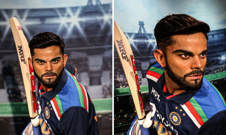 Cricket Image for Virat Kohli's Wax Statue Unveils At Madam Tussauds; Pictures Go Viral