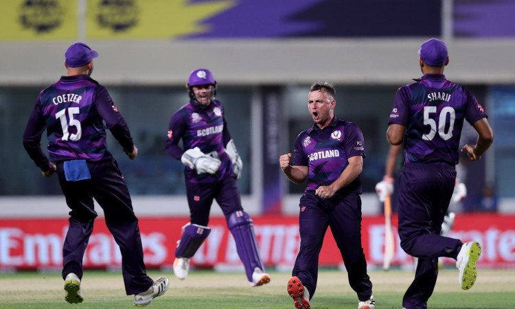 Cricket Image for T20 World Cup: Scotland Eye Top Spot Against Struggling PNG 