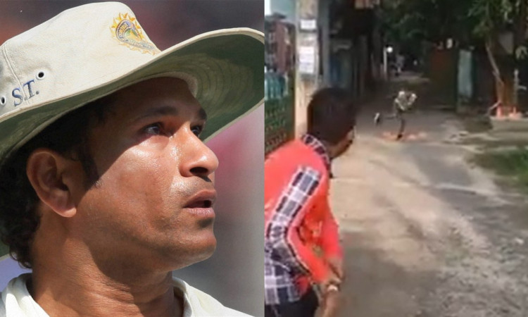 Young Leg Spinner Stuns Sachin Tendulkar In Viral Video 