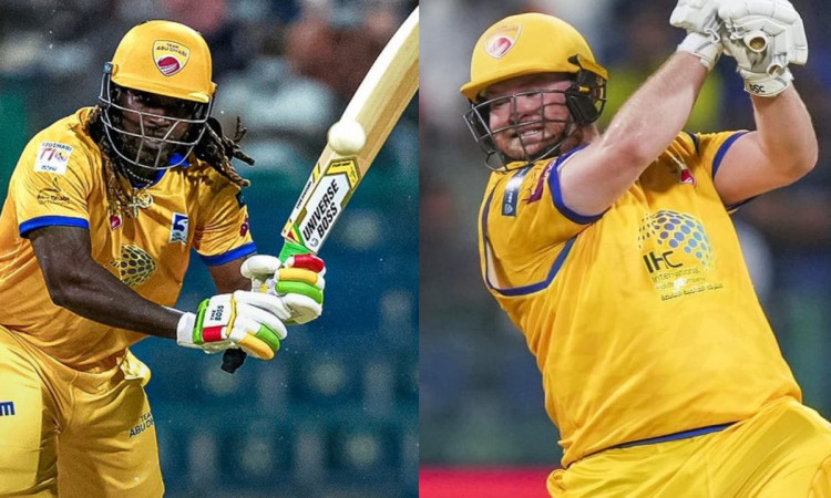 Chris Gayle and Paul Stirling smash 97 in five overs in Abu Dhabi T10 League