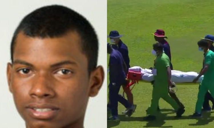 Cricket Image for VIDEO : टेस्ट डेब्यू पर किस्मत ने मारी ऐसी मार, मैदान से पहुंचा सीधा हॉस्पिटल
