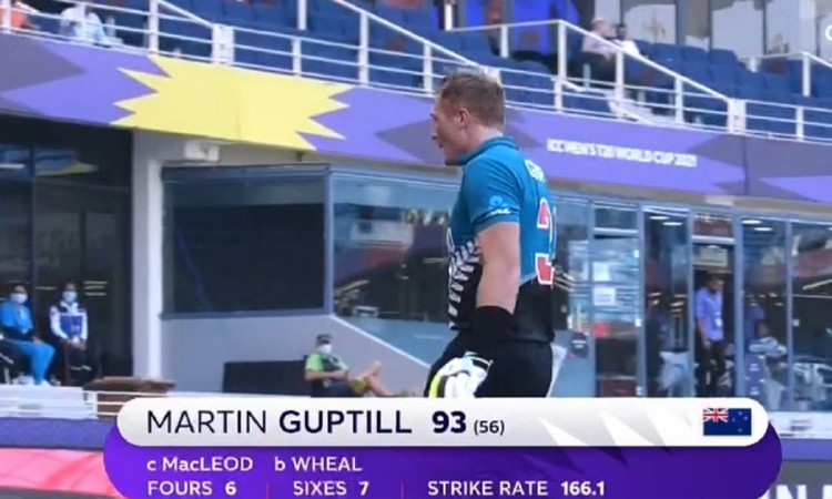Martin Guptill becomes the first player to reach 150 T20I sixes