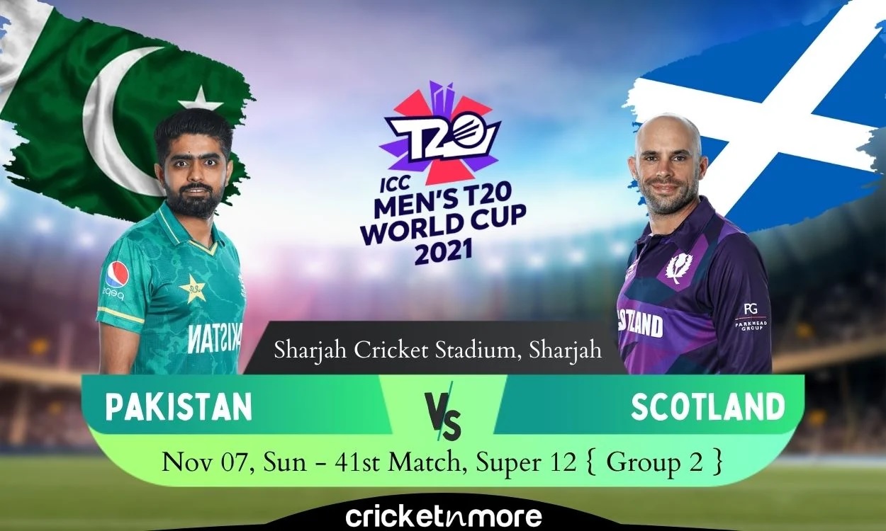 Pakistan opt to bat first vs Scotland