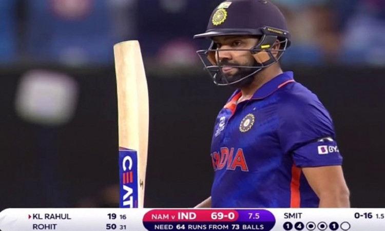 Rohit Sharma creates history against Namibia, Becomes 3rd Batsman To Score 3000 Or More Runs In T20I