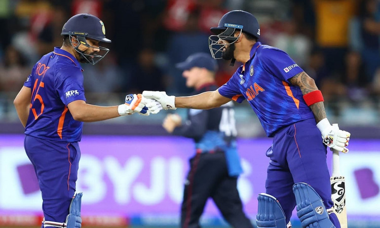  Rohit Sharma, KL Rahul fifties steer India to nine-wicket win over Namibia