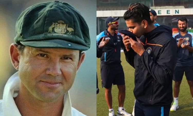 Cricket Image for Shreyas Iyer Makes Test Debut Ricky Ponting Says Well Deserved Proud Of You