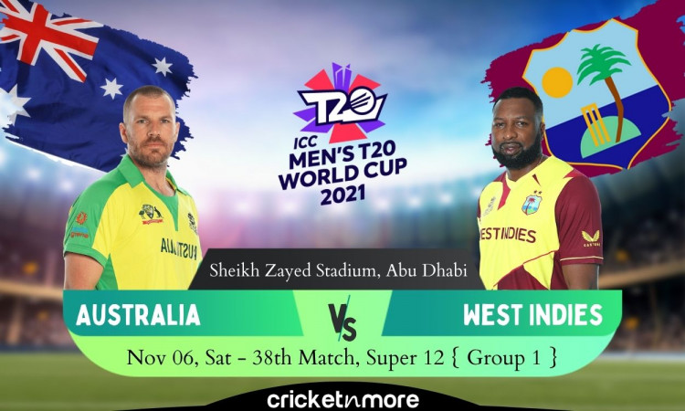 Cricket Image for Australia vs West Indies, T20 World Cup – Cricket Match Prediction, Fantasy XI Tip