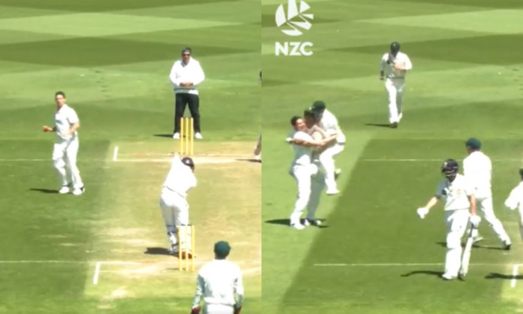 Cricket Image for VIDEO : पोज़ देते-देते रनआउट हो गया बल्लेबाज़, बॉलर की चालाकी ने उड़ा दिए सब के हो