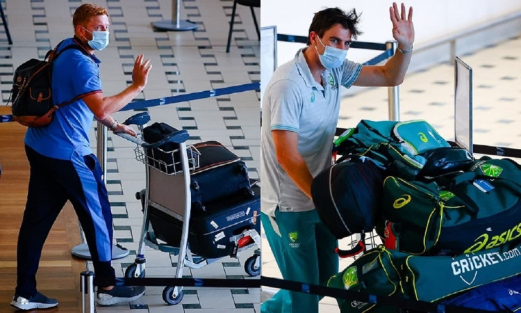 Cricket Image for Emphatic Australia & Disheartened England Travel In Same Flight For The Ashes 