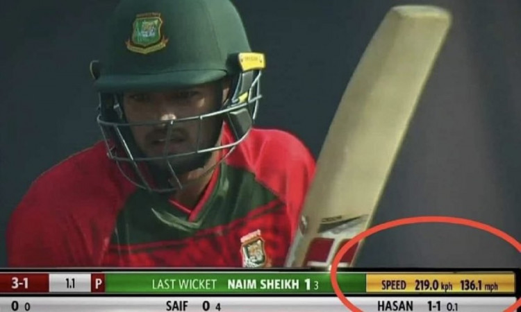 Cricket Image for VIDEO: Hasan Ali Bowls A 219 Kmph Ball Against Bangladesh 