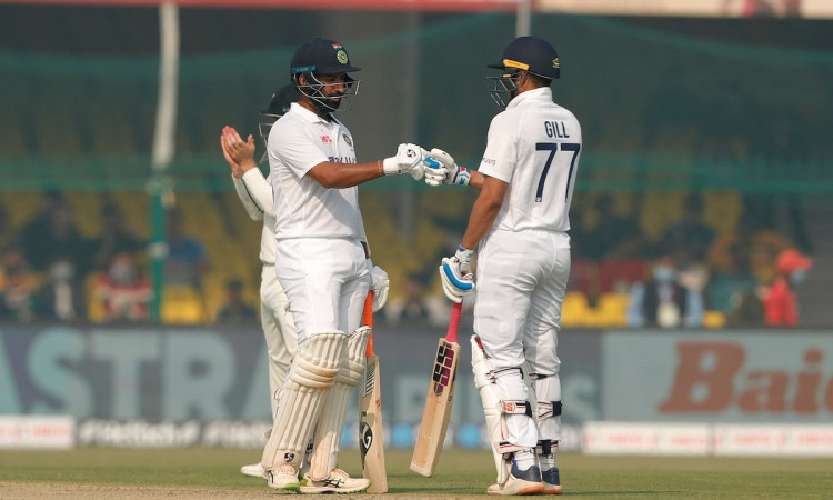 Cricket Image for IND v NZ, 1st Test Day 1: Gill Scores Fifty As India Reach 82/1 At Lunch 
