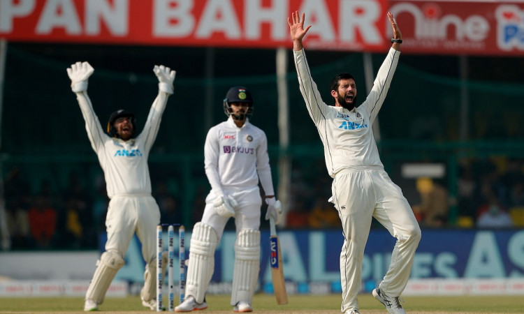 Cricket Image for IND v NZ, 1st Test Day 1: New Zealand Back In The Game At Tea, India Score 154/4 