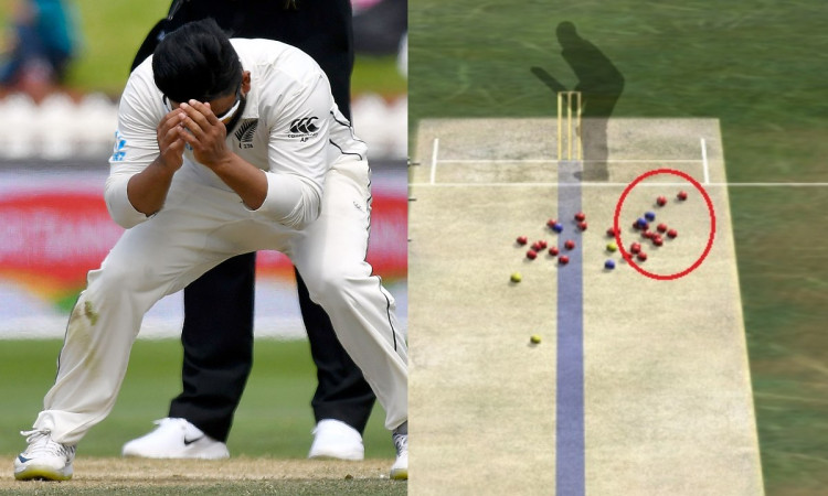 Cricket Image for IND v NZ, 1st Test: Why Was Ajaz Patel Not Allowed To Bowl Outside Leg Stump? 