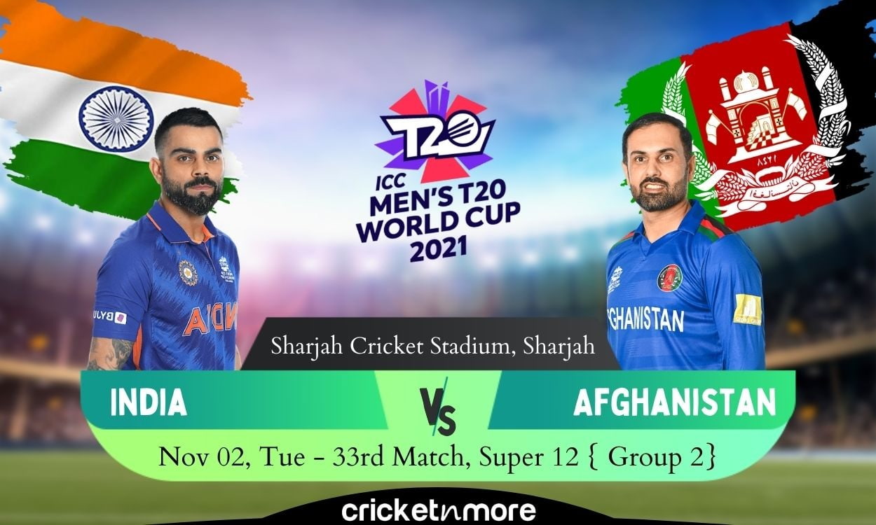 India vs Afghanistan, T20 World Cup