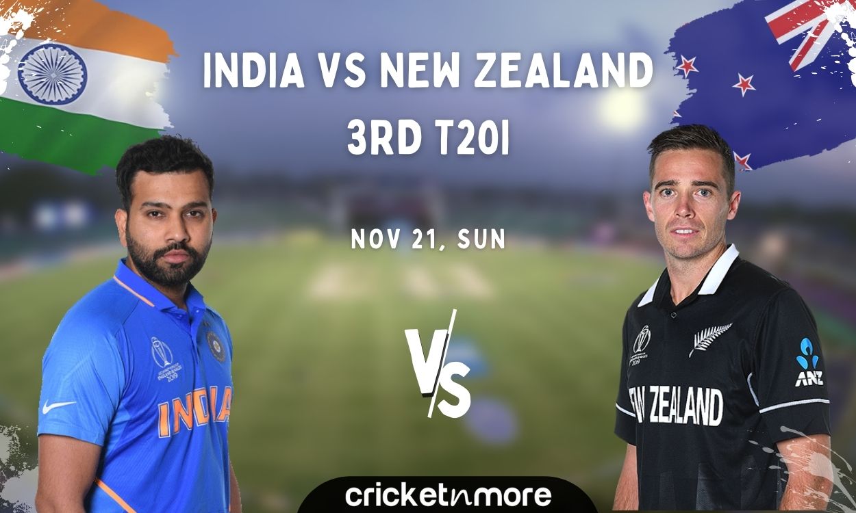 Cricket Image for India vs New Zealand, 3rd T20I – Cricket Match Prediction, Fantasy XI Tips & Proba