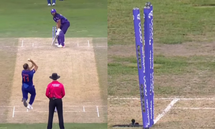 Cricket Image for VIDEO: शमी के ओवर में गिरे 3 बॉल पर 3 विकेट, लेकिन फिर भी नहीं हुई हैट्रिक 
