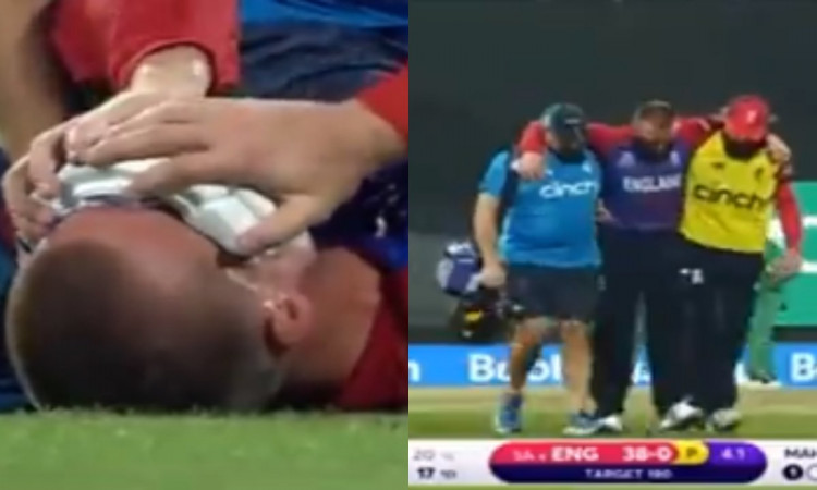 Cricket Image for VIDEO : दर्द नहीं बर्दाश्त कर पाए जेसन रॉय, रोते हुए एक टांग पर गए मैदान से बाहर
