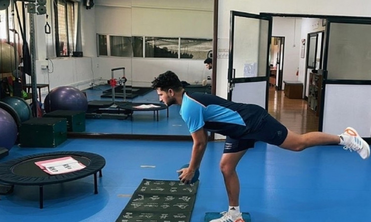 Cricket Image for Kuldeep Yadav Starts Training After Knee Surgery, Posts Images