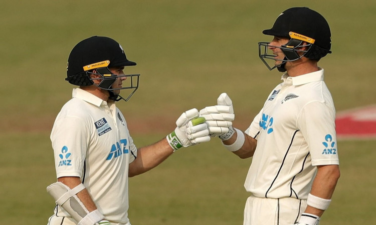 Cricket Image for New Zealand Take The Honors On Day 2, Score 129/0 After Bowling India Out For 345 