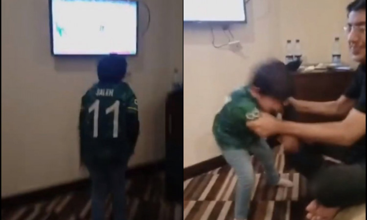 Cricket Image for VIDEO : उछल-उछल कर रोया पाकिस्तानी बच्चा, नहीं पचा पाया पाकिस्तान की हार