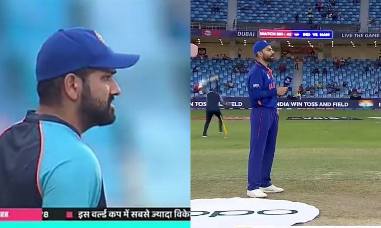 Cricket Image for VIDEO : बातों-बातों में विराट ने ले लिया रोहित का नाम, हिटमैन ही होंगे टी-20 के कप