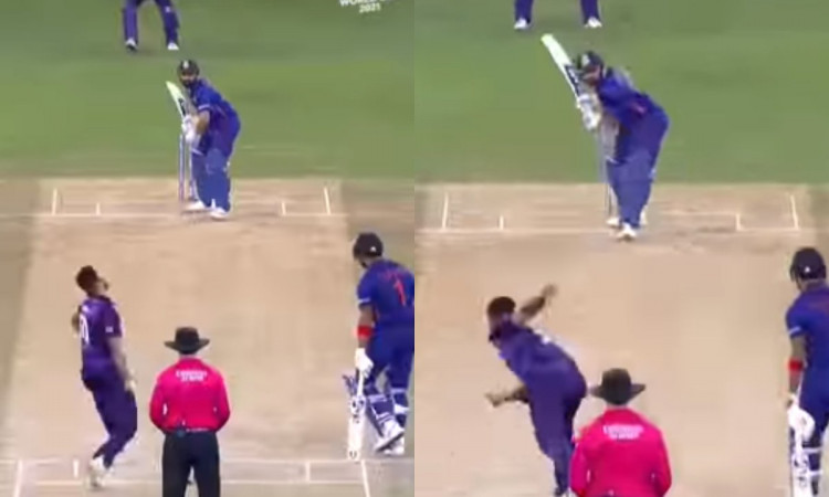 Cricket Image for VIDEO : हिटमैन ने दिखाई शरीफ को गुंडई, 1 ओवर में कर दी चौकों-छक्कों की बारिश