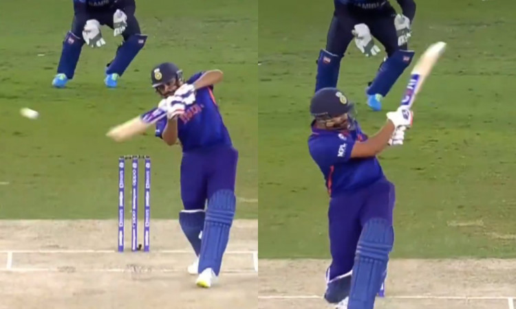 Cricket Image for VIDEO : रोहित की आतिशबाज़ी से रोशन हुआ दुबई,  हिटमैन ने सिर्फ 31 गेंदों में ठोक दि