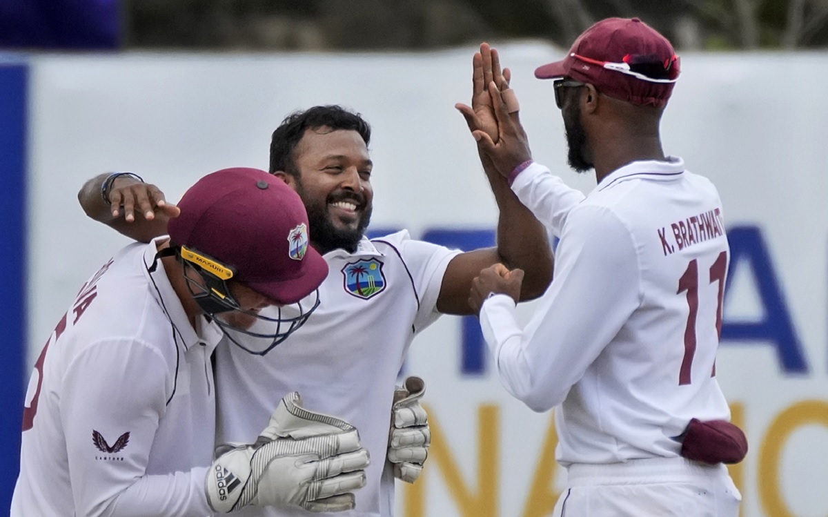 Cricket Image for SL v WI 1st Test: West Indies Restrict Sri Lanka To 204 In First Innings, Permaul 