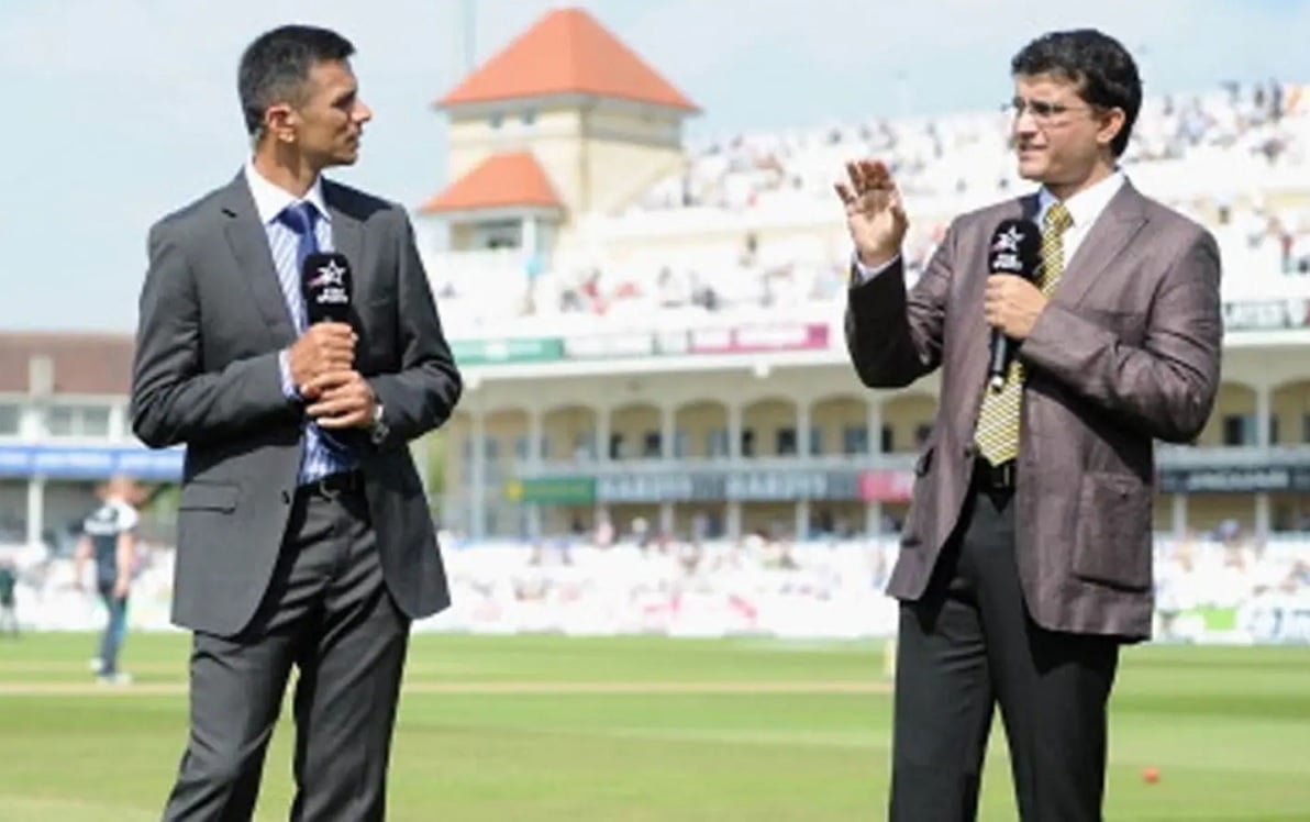 Cricket Image for Sourav Ganguly Talks About New Indian Coach Rahul Dravid; Expresses Support For Ki