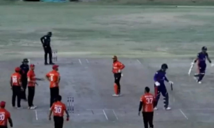Cricket Image for VIDEO : दोनों ही टीमें मनाने लगी जीत का जश्न, देखिए टी-20 मैच में हुए हाईवोल्टेज ड