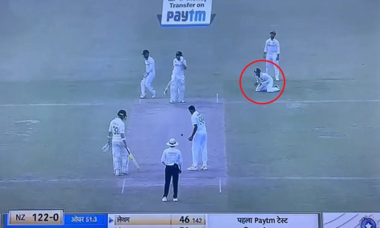 Cricket Image for VIDEO: Mayank Agarwal Fields At The Slips But In A Unique Way 