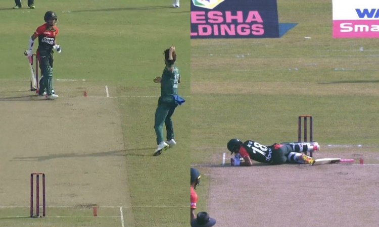 Cricket Image for VIDEO: Shaheen Afridi Attacks Bangla Batter Afif Hossain After Getting Smashed For