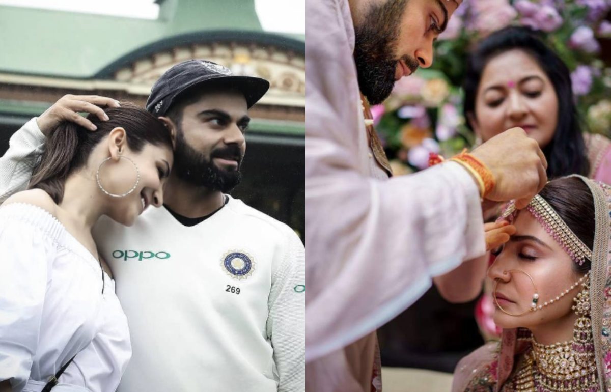 Cricket Image for Bollywood Actress Anushka Sharma And Virat Kohli Wedding Anniversary