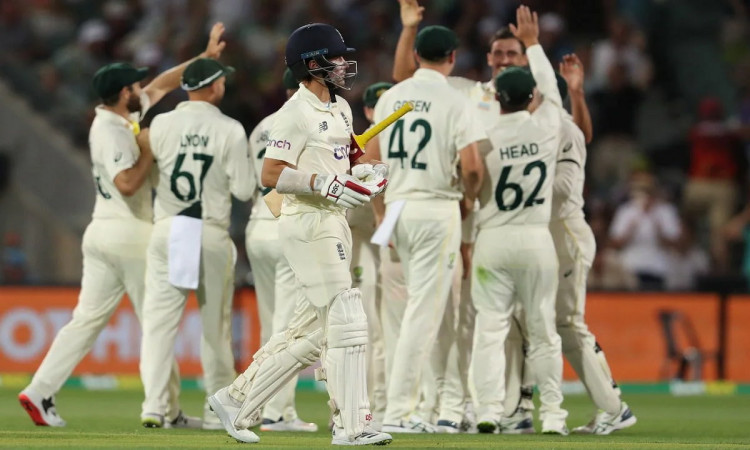 Cricket Image for एडिलेड टेस्ट में ऑस्ट्रेलिया मजबूत स्थिति में, पहली पारी 473/9 घोषित करने के बाद इ