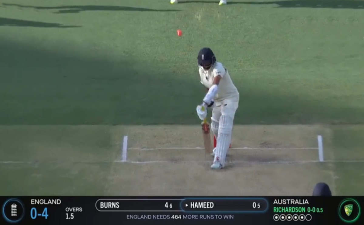 Cricket Image for Australia Vs England Haseeb Hameed Got Out On Golden Duck Watch Video