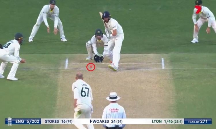 Cricket Image for Australia Vs England Nathan Lyon Bowls Chris Woakes Watch Video