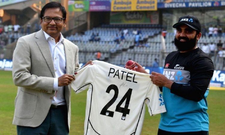 Cricket Image for Ajaz Patel's 10-Wicket Haul At Wankhede Is A Historic Moment For The Stadium, Says