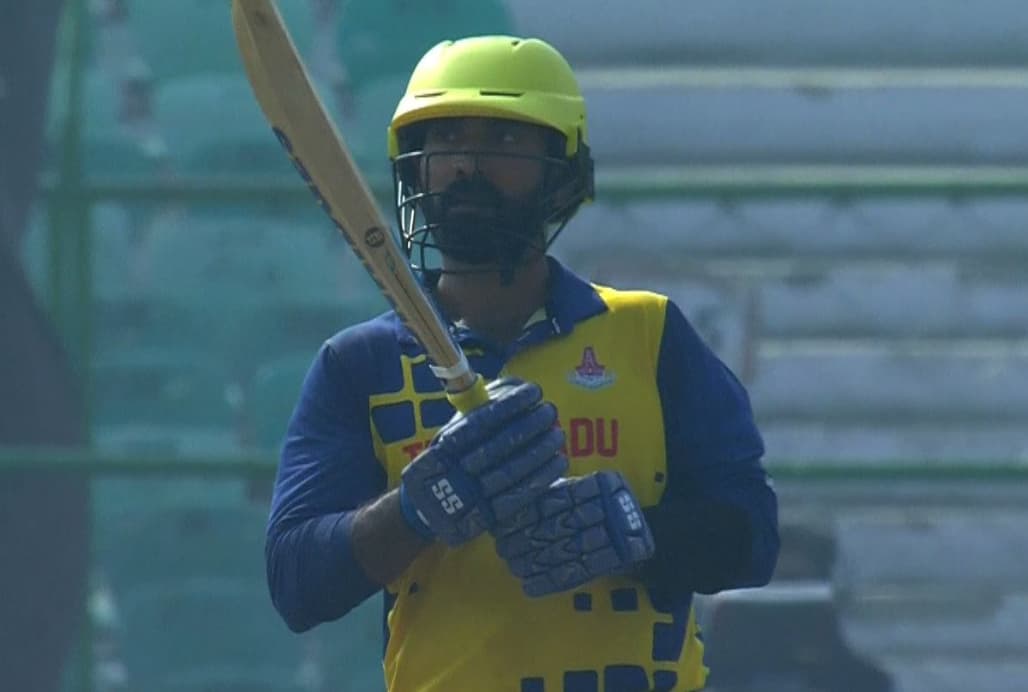 Vijay Hazare Trophy 2021-22 Final: Dinesh Karthik's ton helps TN post a total on 323 Vijay Hazare Trophy 2021-22 Final: Dinesh Karthik's ton helps TN post a total on 323