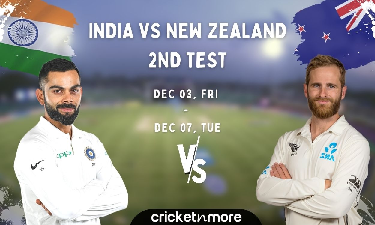 Cricket Image for India vs New Zealand, 2nd Test – Cricket Match Prediction, Fantasy XI Tips & Proba
