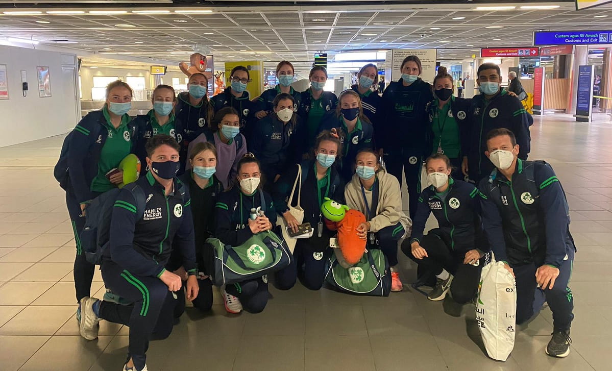 Cricket Image for Ireland Women's Team Reach Home Flying In Four Flights And Countless Transit Hours