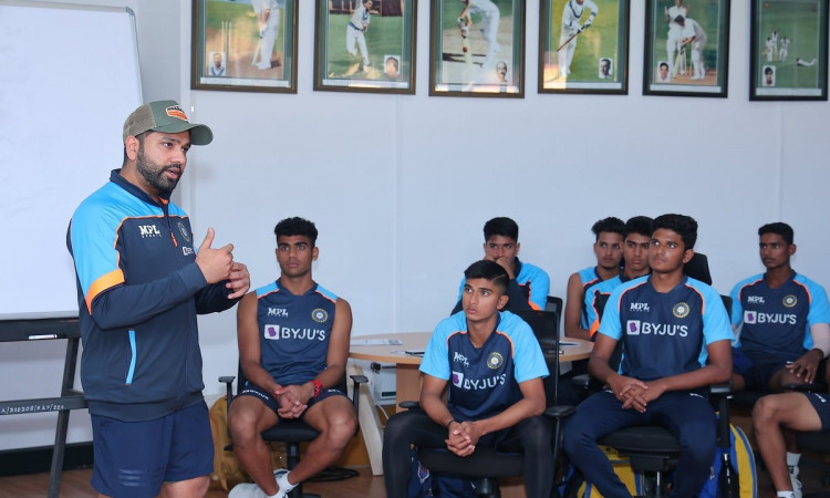 Photos: Rohit Sharma's 'Priceless Lessons' To India U19 At NCA